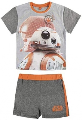 Disney Starwars Grey/Orange BB8 Pyjama Set (2-3Years/92-98cm) RRP 7 CLEARANCE XL 5.99